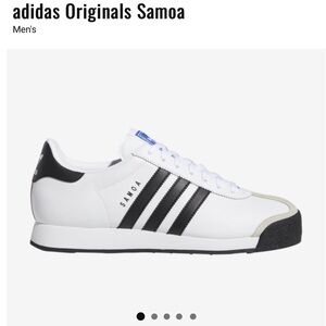 adidas Samoa Men's White/Black Casual Sneakers